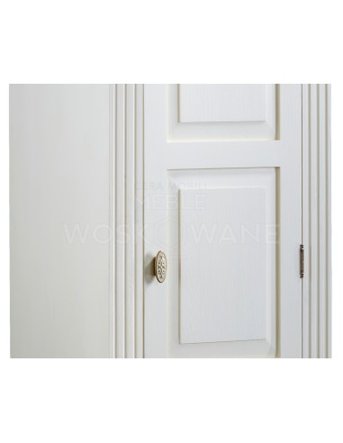 BIAŁA SZAFA Z DREWNA LITEGO 1