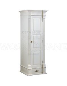 BIAŁA SZAFA Z DREWNA LITEGO 1