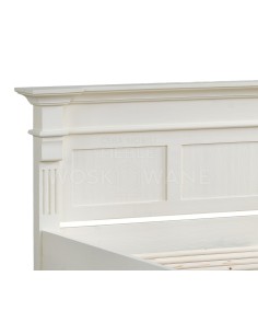 BIAŁE ŁÓŻKO Z DREWNA LITEGO 90 2