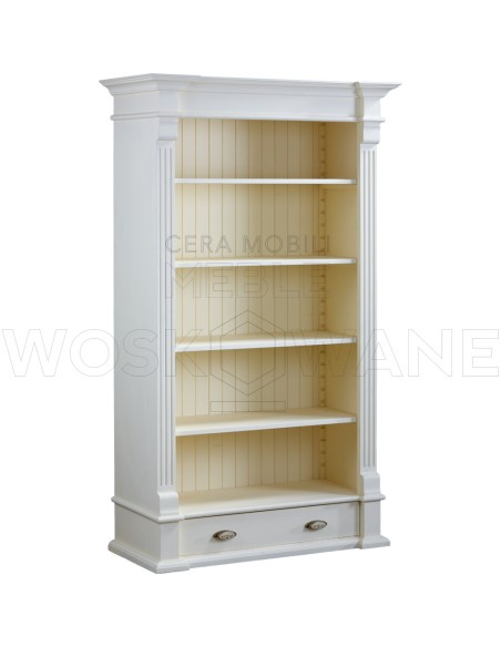 REGAŁ Z DREWNA Z SZUFLADĄ 115