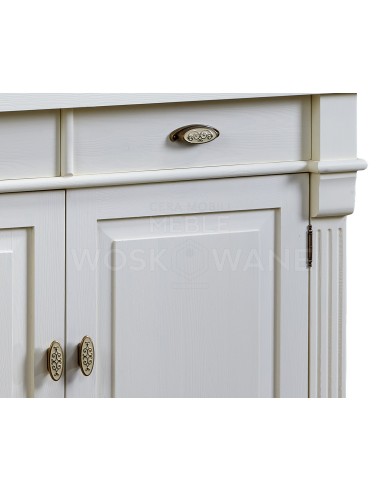 BIAŁY KREDENS WOSKOWANY 2