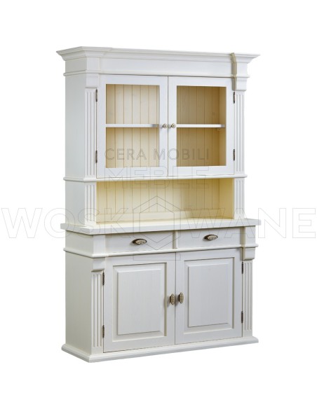 BIAŁY KREDENS WOSKOWANY 2