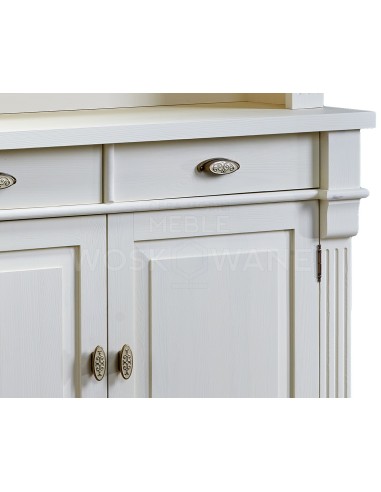 KREDENS DREWNIANY 2 SZAFKI 4 SZUFLADY