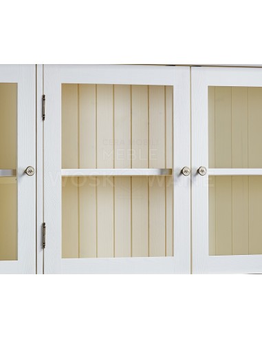 KREDENS DREWNIANY 2 SZAFKI 4 SZUFLADY