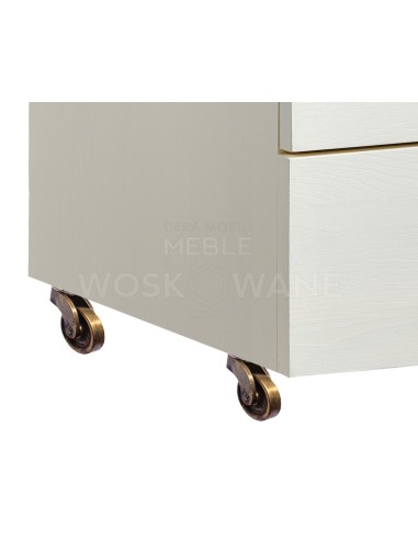 STYLOWA DREWNIANA SZAFKA DO BIURKA  4 SZUFLADY