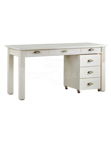 Szafka z drewna do biurka