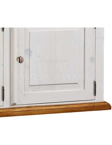 KOMODA DREWNIANA DWUKOLOROWA