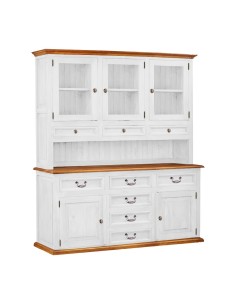 KREDENS WOSKOWANY DWUKOLOROWY