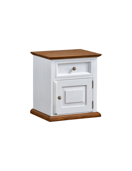 STYLOWA DREWNIANA SZAFKA NOCNA PRAWA