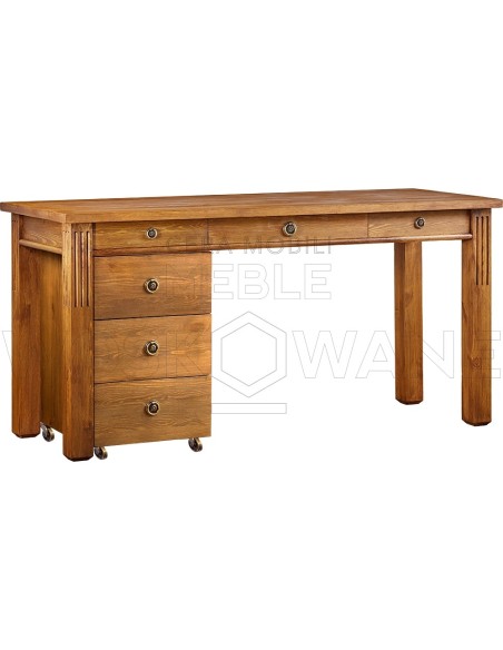 Nowoczesne biurko drewniane