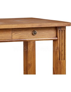 Biurko drewniane z dwiema szafkami 2