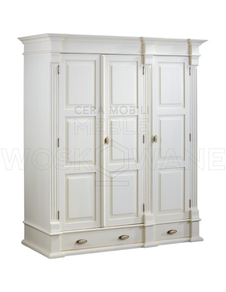 SZAFA Z DREWNA TRZYDRZWIOWA